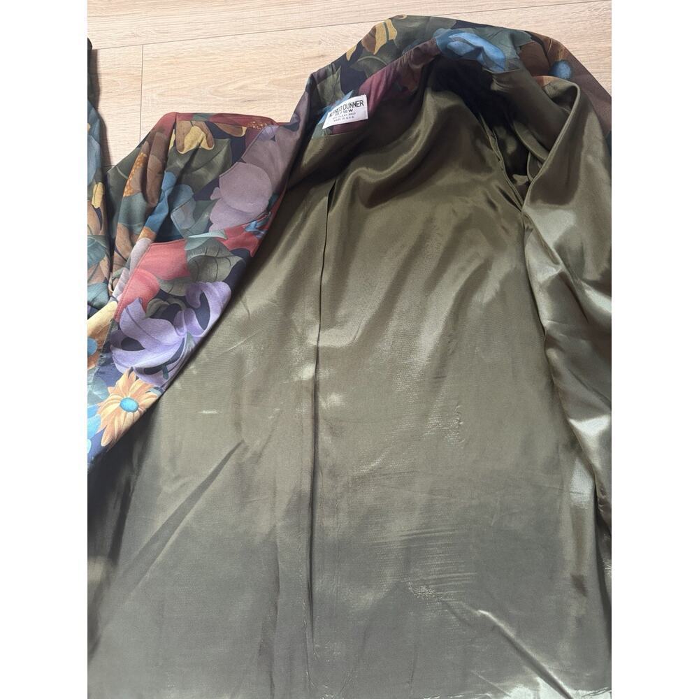 Alfred Dunner 18W Floral Blazer Jewel Tone Jacket - Picture 8 of 8